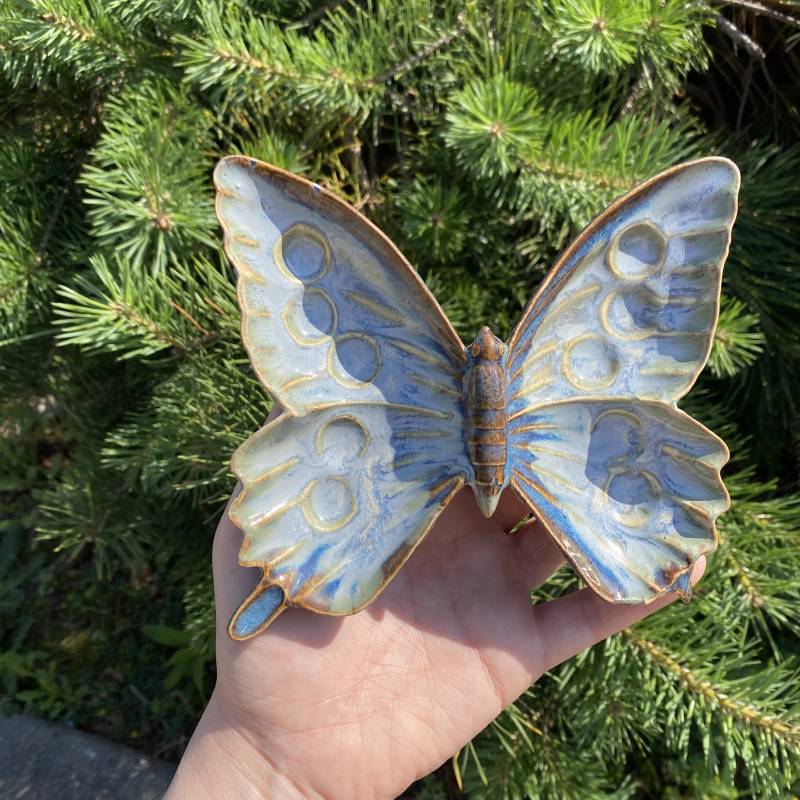 Schmetterling-Teller | Niedliche Schmuckschale Ringschale Schmuckstücke Handgefertigte Keramik Schmetterling-Teller | Niedliche Schmuckschale Ringschale Schmuckstücke Handgefertigte Keramik von elizabethsceramicss