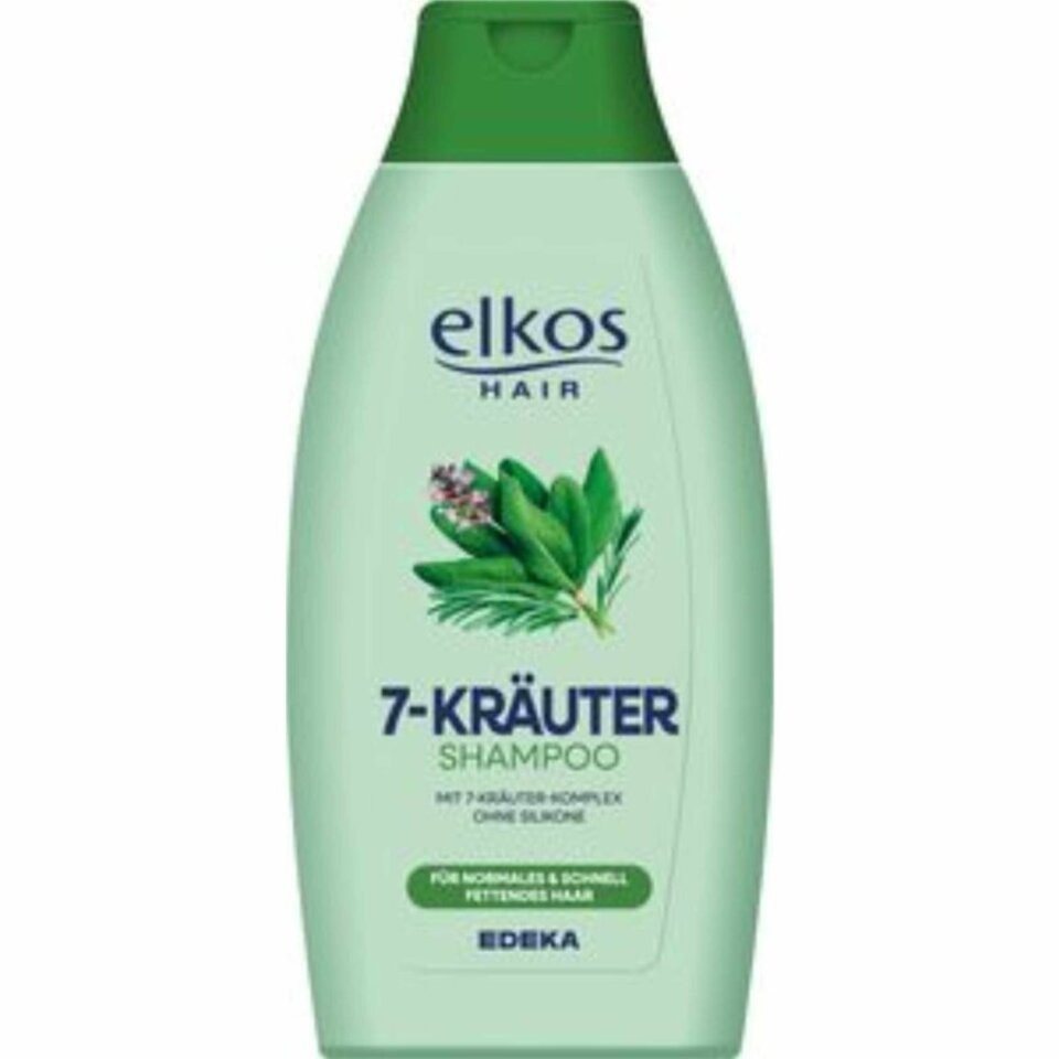 elkos Haarshampoo Elkos Shampoo 7-Kräuter 500ml 8er Pack, 1-tlg. von elkos