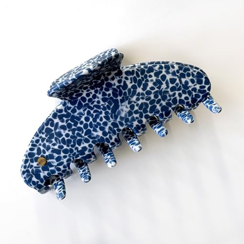 ella cases Svea Haarklammer Groß Eckig Dotty Midnight Haarschmuck Haarspangen Damen für dickes und dünnes Haar Bruchsicher aus nachhaltigem Baumwoll Acetat ella cases Svea Haarklammer Groß Eckig Dotty Midnight Haarschmuck Haarspangen Damen für dickes und dünnes Haar Bruchsicher aus nachhaltigem Baumwoll Acetat von ella cases
