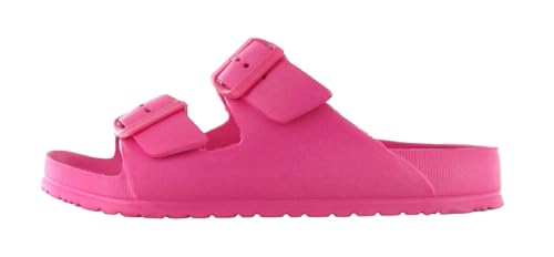 ella Damen-Slides mit Doppelschnalle, fuchsia, 38 EU von ella