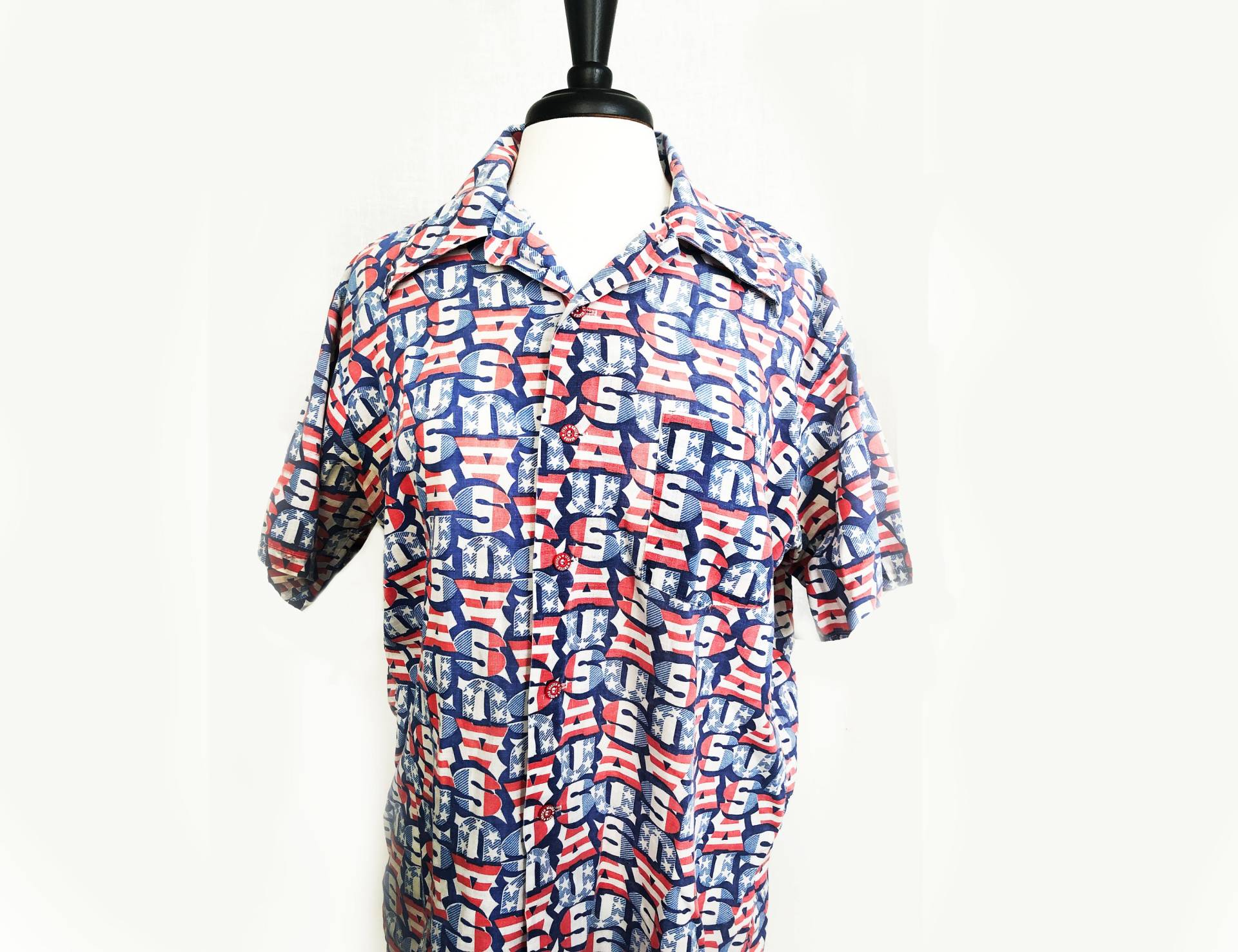 1976 200 Jahre 4. Juli Herren Usa Shirt, Größe Groß 1976 200 Jahre 4. Juli Herren Usa Shirt, Größe Groß von ellepresidente