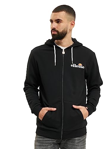 Ellesse Herren Zipper BRIERO FZ Hoody Black Schwarz, Größe:M von Ellesse