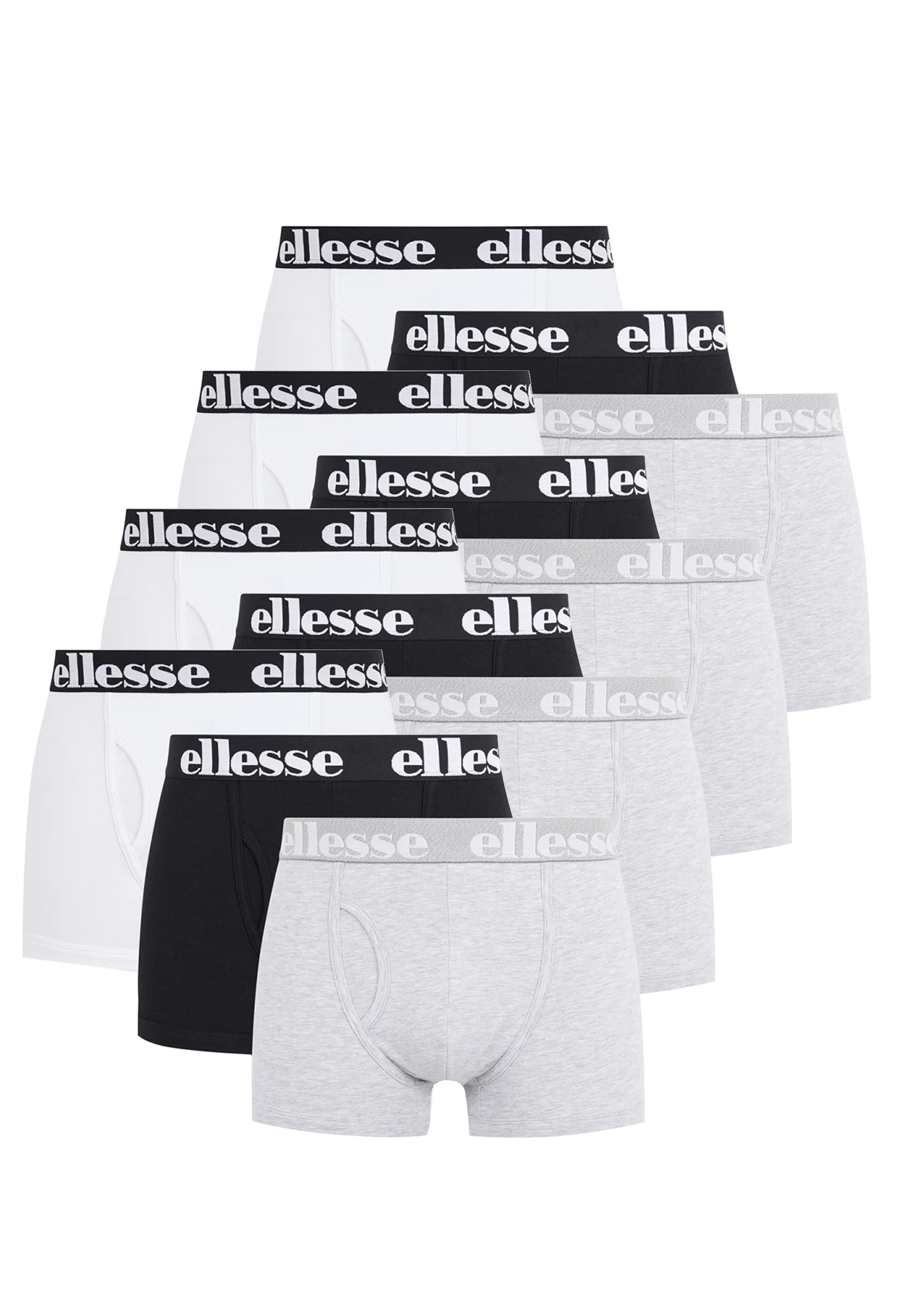 Ellesse Boxershorts Fashion Boxer Herren Trunk Shorts Unterwäsche 12er Pack von ellesse