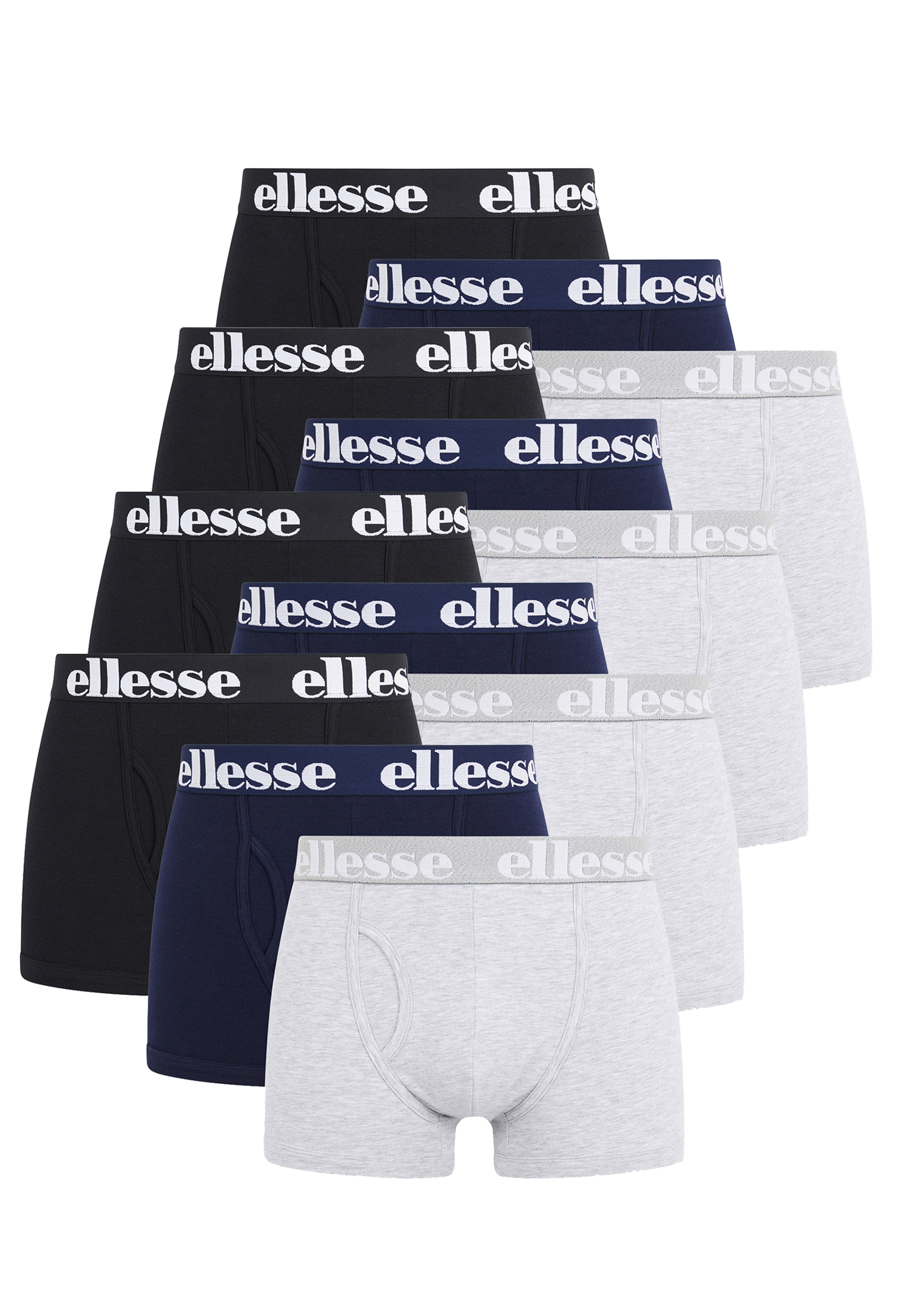 Ellesse Boxershorts Fashion Boxer Herren Trunk Shorts Unterwäsche 12er Pack von ellesse