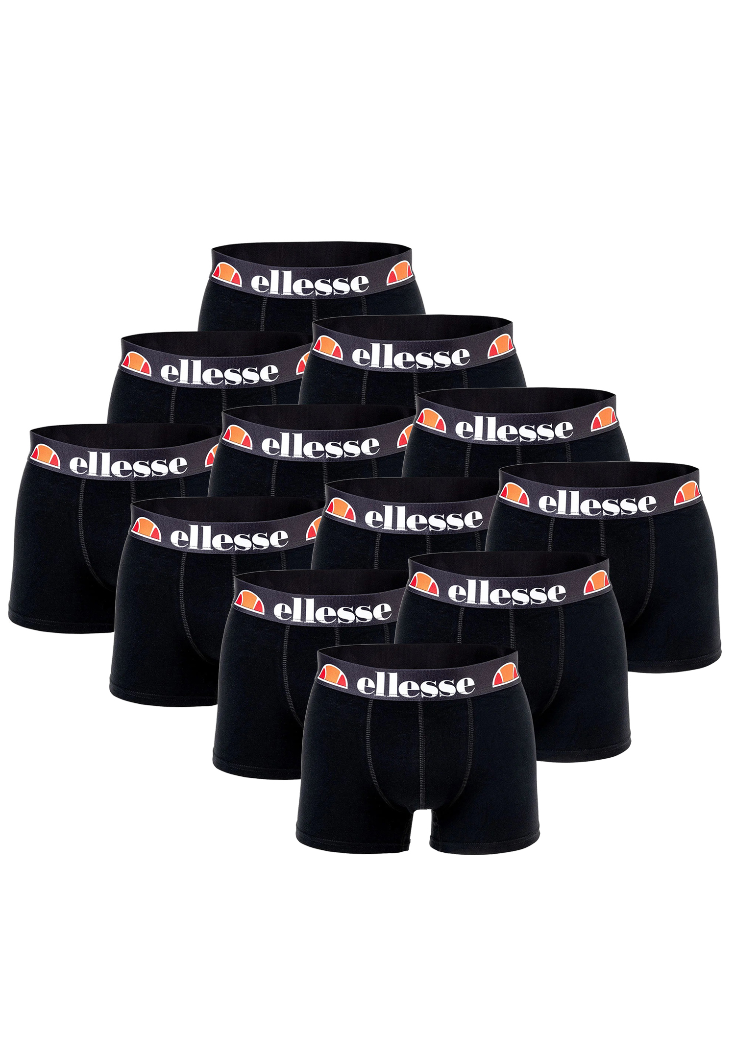 Ellesse Boxershorts Fashion Boxer Herren Trunk Shorts Unterwäsche 12er Pack von ellesse