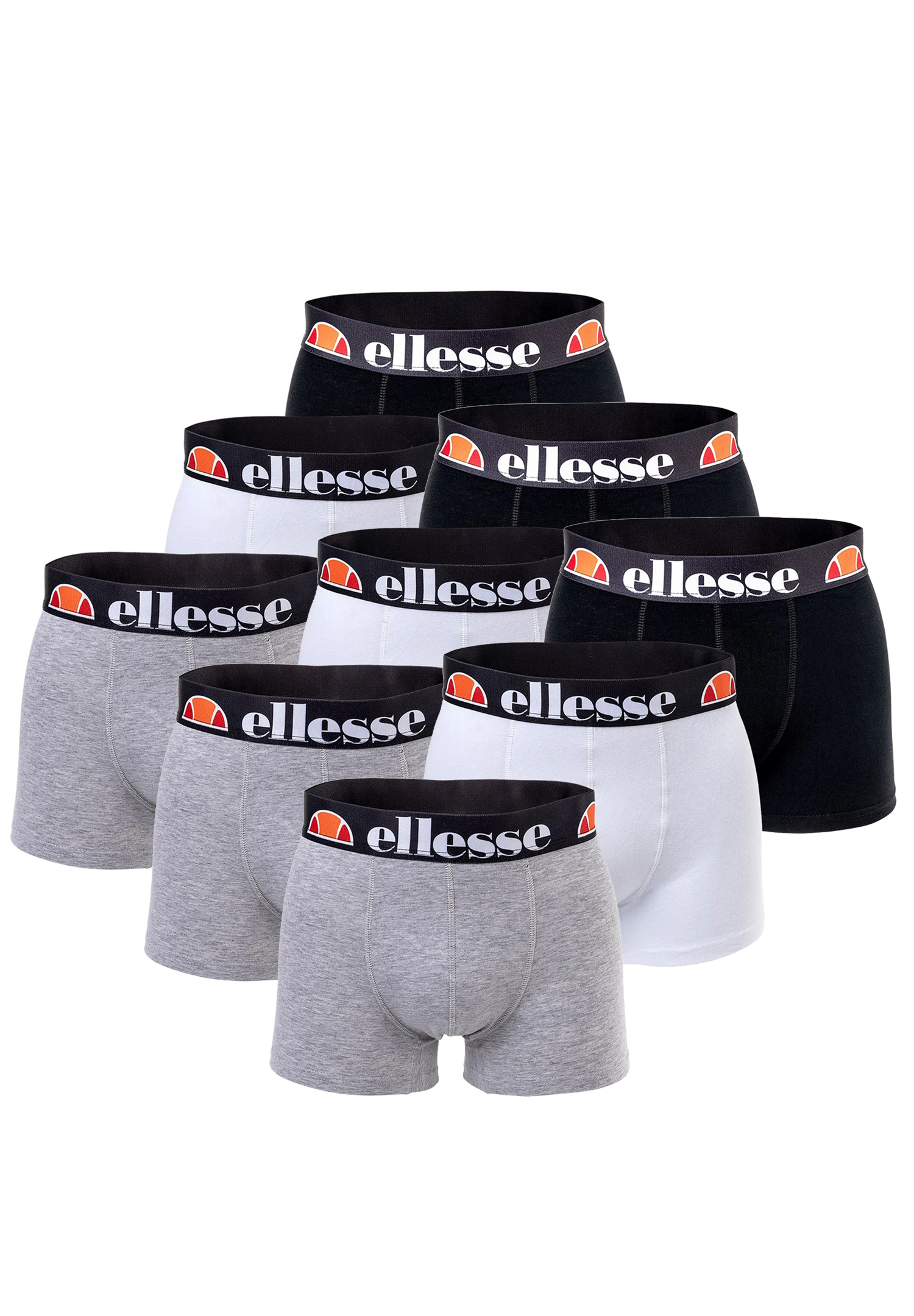 Ellesse Boxershorts Fashion Boxer Herren Trunk Shorts Unterwäsche 9er Pack von ellesse