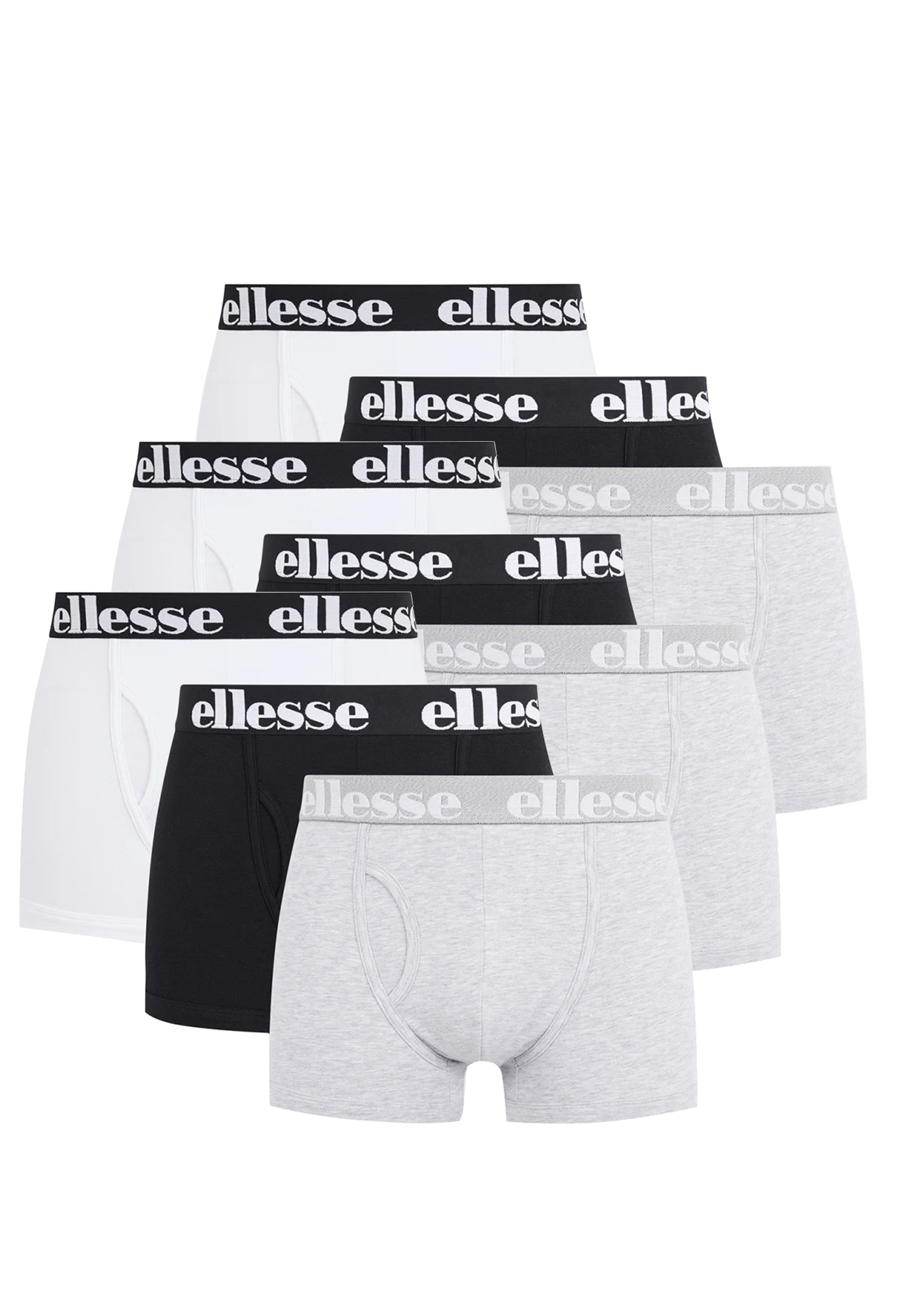 Ellesse Boxershorts Fashion Boxer Herren Trunk Shorts Unterwäsche 9er Pack von ellesse