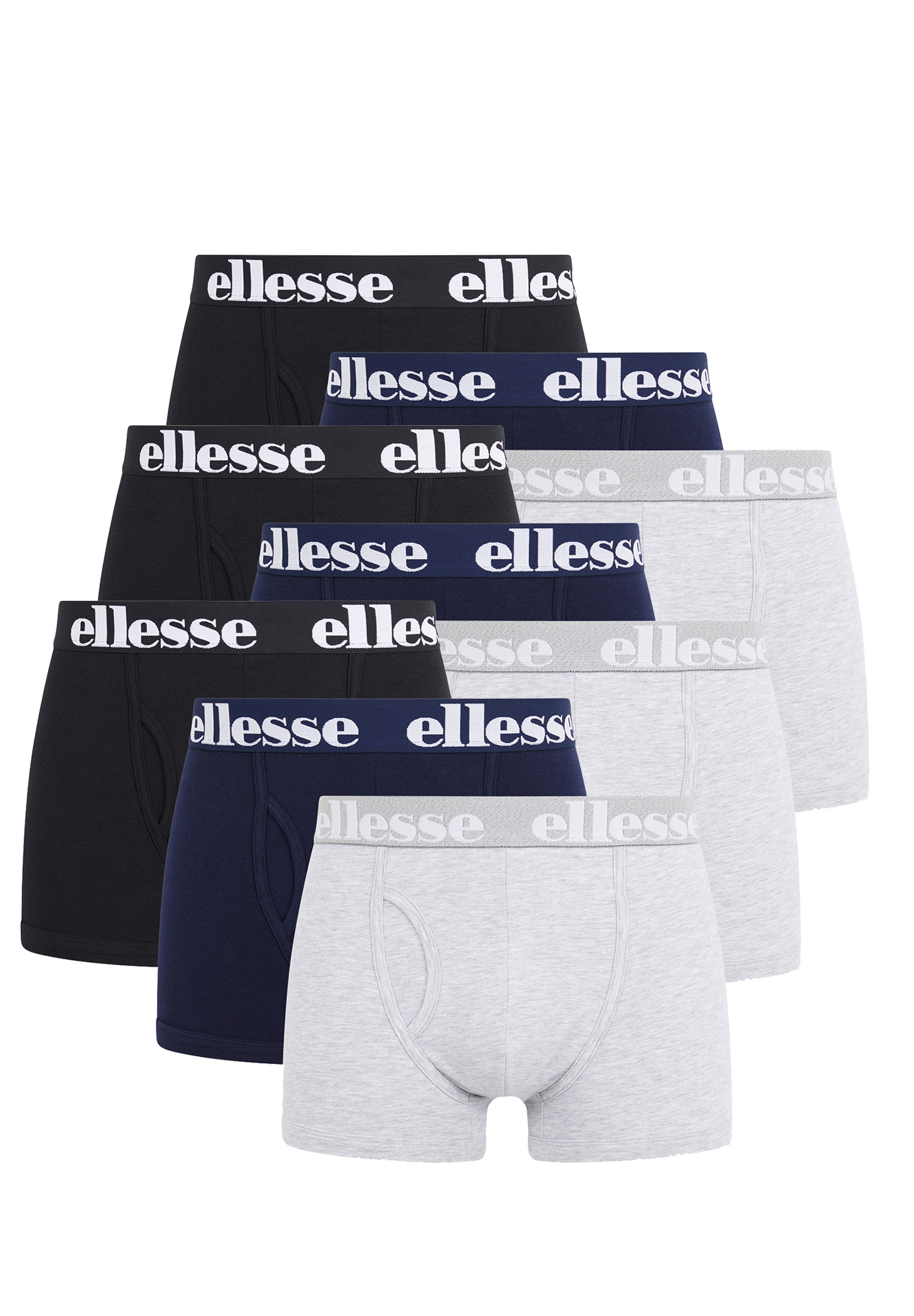 Ellesse Boxershorts Fashion Boxer Herren Trunk Shorts Unterwäsche 9er Pack von ellesse