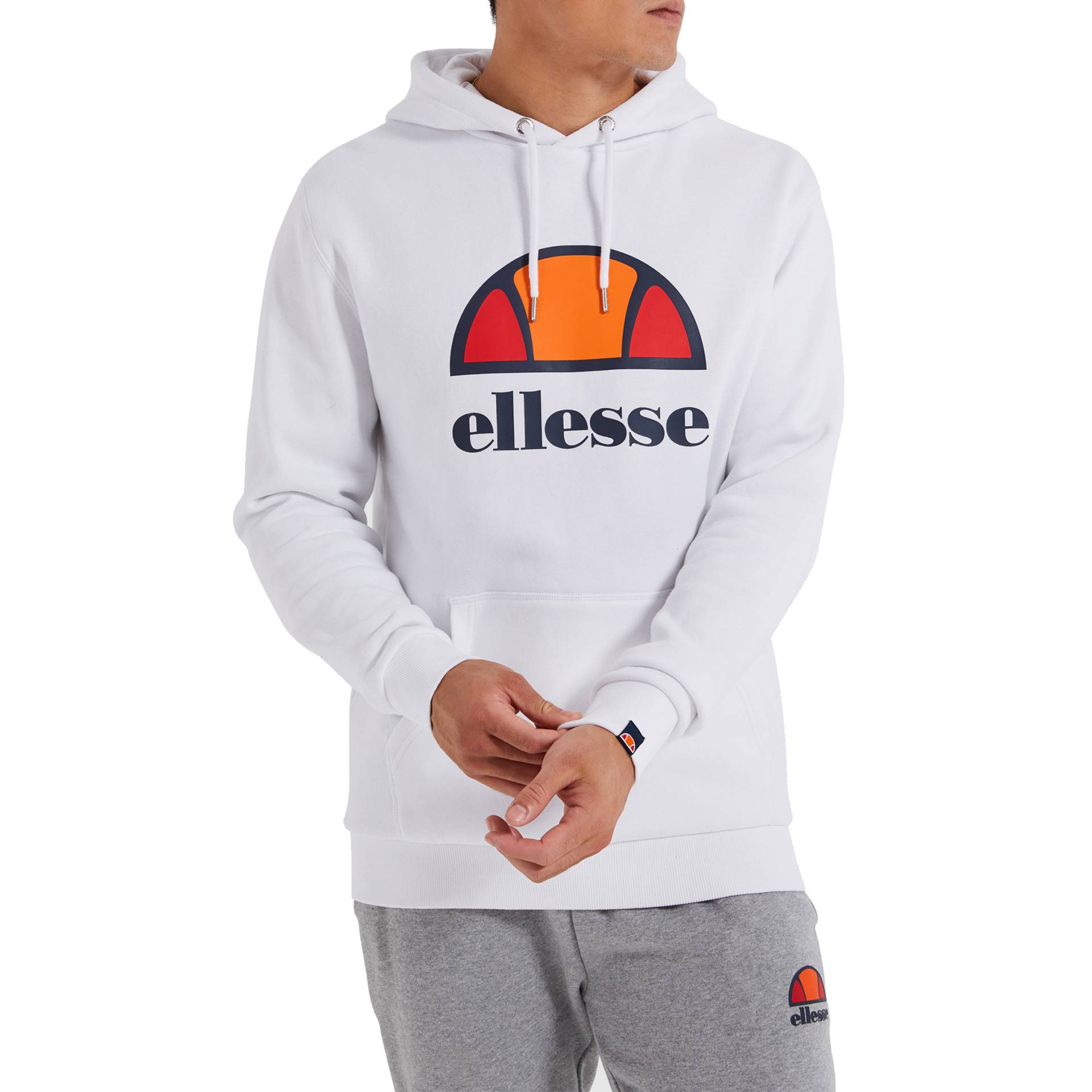 Ellesse Dahryl OH Hoody Herren Sweatshirt SXG12737 weiss von ellesse