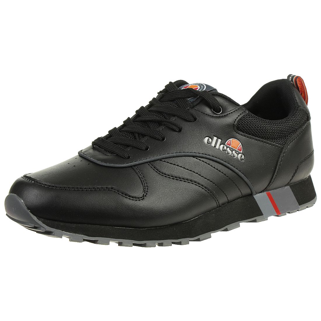 Ellesse Dion Black Herren Freizeit Sneaker Turnschuhe schwarz von ellesse