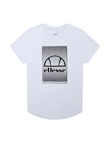 Ellesse Kinder T-Shirt Palagio - Synthetik, weiß, 12 von Ellesse