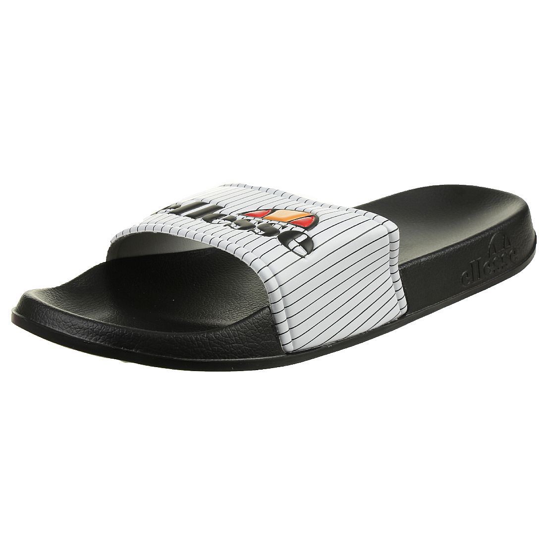 Ellesse Slide John Herren Sandalen Badelatschen black white von ellesse