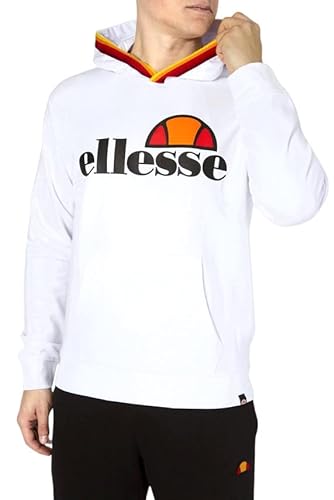 Ellesse Sweatshirt mit Kapuze für Herren, Weiß, XXL von Ellesse