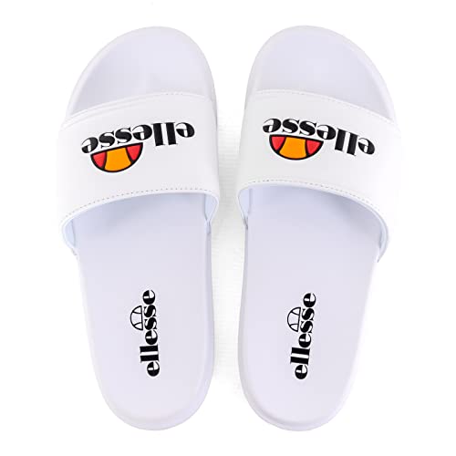 ellesse Badelatschen Herren Damen Badeschlappen Badesandalen Badeschuhe Duschschuhe (Filippalta White), SGRF0537-908, 40 EU von Ellesse