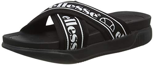 ellesse Damen Denso Cross Sandalen, Mehrfarbig (Black/White Blk/Wht), 40.5 EU von Ellesse