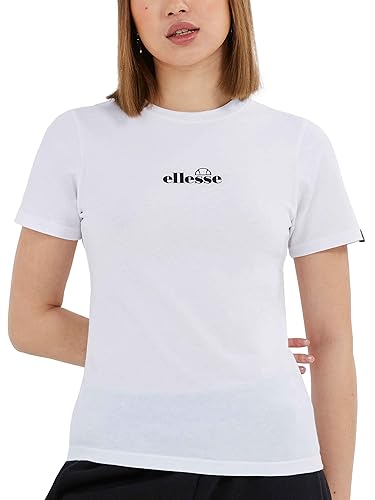 ellesse Damen Fundamental T-Shirt, weiß, 36 von Ellesse