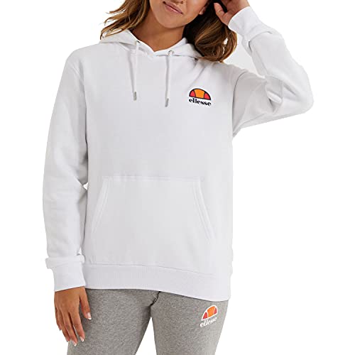 ellesse Elise OH Hoody Damen Sweatshirt SRK12899 Weiss, Bekleidungsgröße:XL von Ellesse