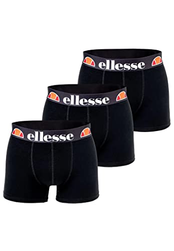 ellesse Grillo Fashion 3P Boxer Herren Trunk Shorts Unterwäsche SBMA2207, Farbe:Black, Bekleidungsgröße:XXL von Ellesse