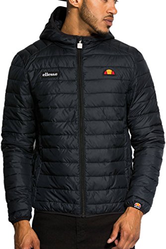 ellesse Heritage Lombardy Herren Jacke, gepolstert, Schwarz , X-Large von Ellesse