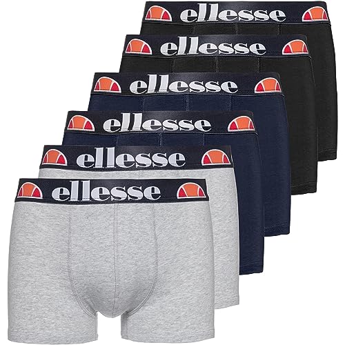 Ellesse Herren Boxershorts Millaro Black-Grey-Navy M von Ellesse