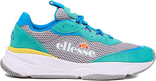 Ellesse Herren Massello Fitnessschuhe, Mehrfarbig (Opal Grey/Sea Blue 000), 43 EU von Ellesse