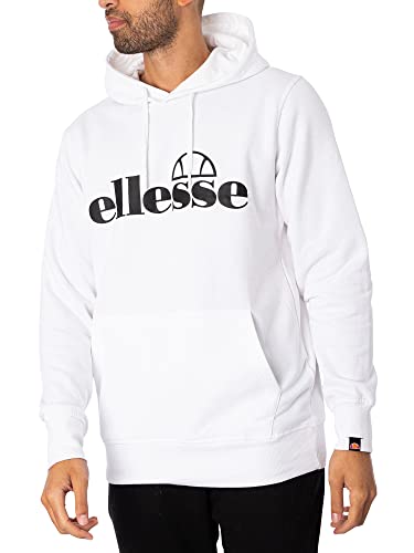 ellesse Herren Oodia-PulloverHoodie, Weiß, XXL von Ellesse