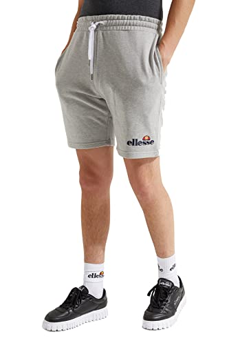 Ellesse Herren Shorts Silvan Fleece Short Grey Marl Grau, Größe:M von Ellesse