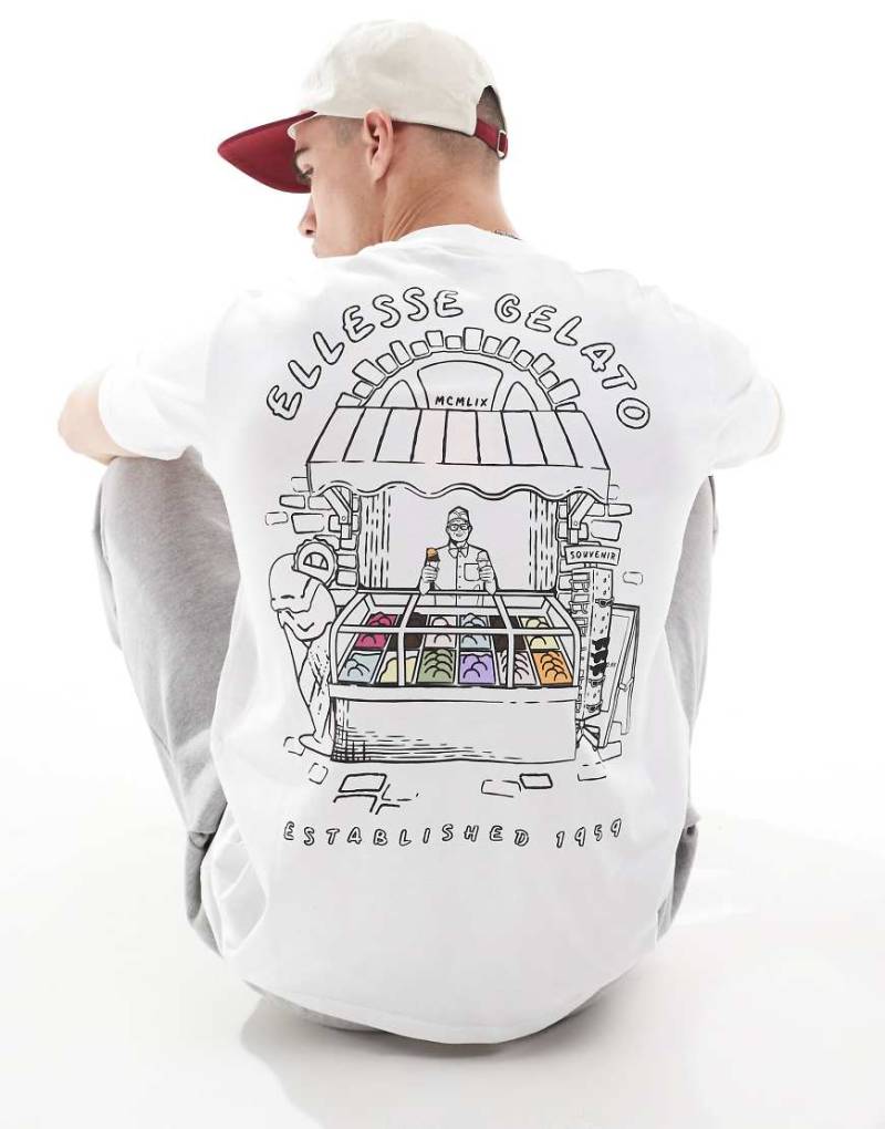 ellesse - Stradone - T-Shirt in Weiß von ellesse