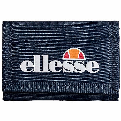 Ellesse Unisex Geldbeutel - Clarino Wallet, Klettverschluss, mit Innenfächern Blau von Ellesse