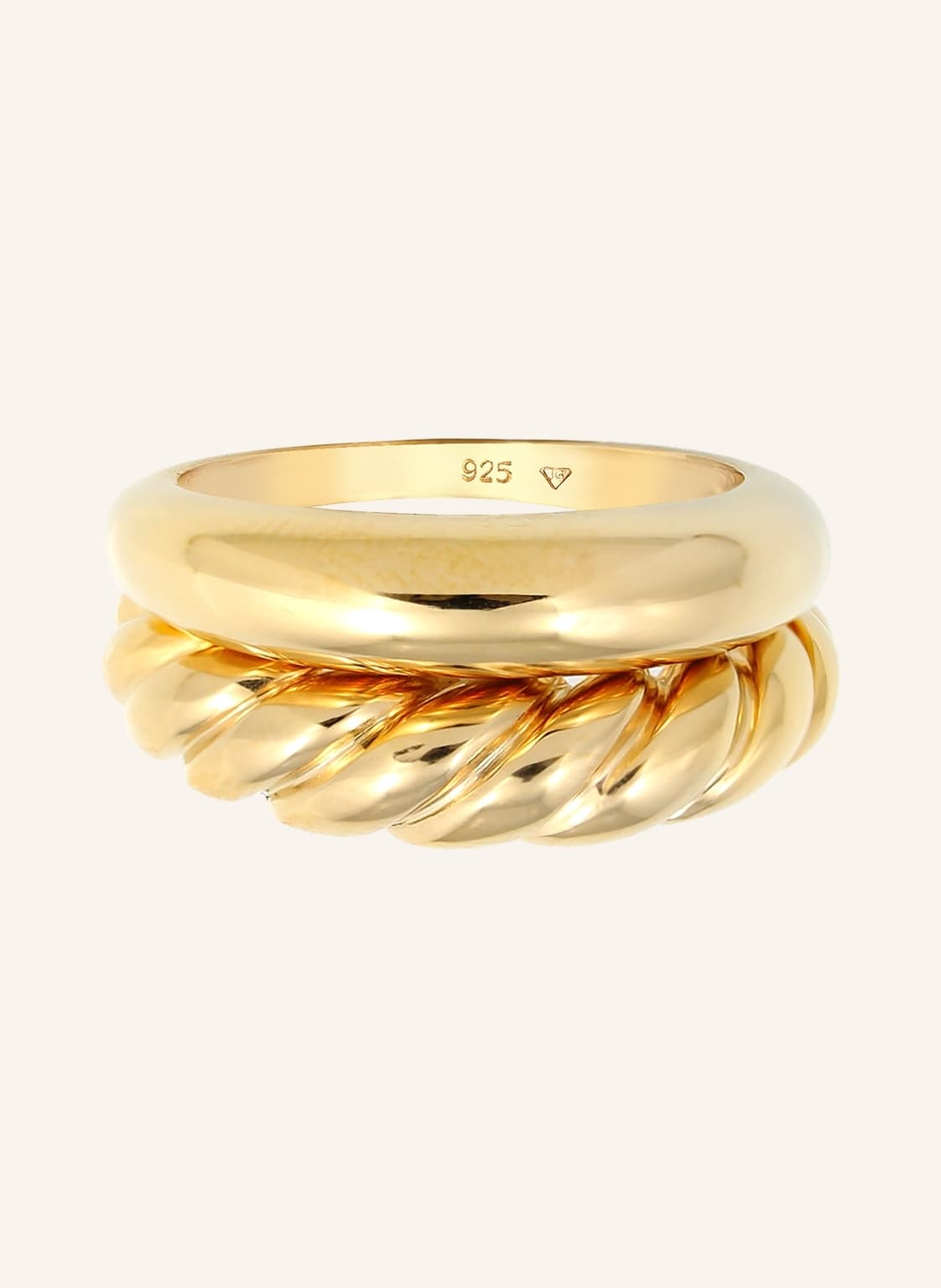Elli 2er-Set Ringe gold Elli 2er-Set Ringe gold von elli