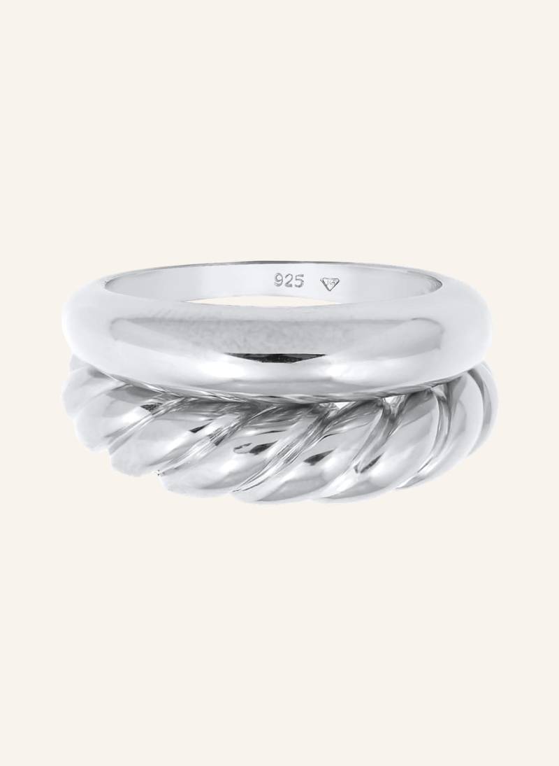 Elli 2er-Set Ringe silber von elli