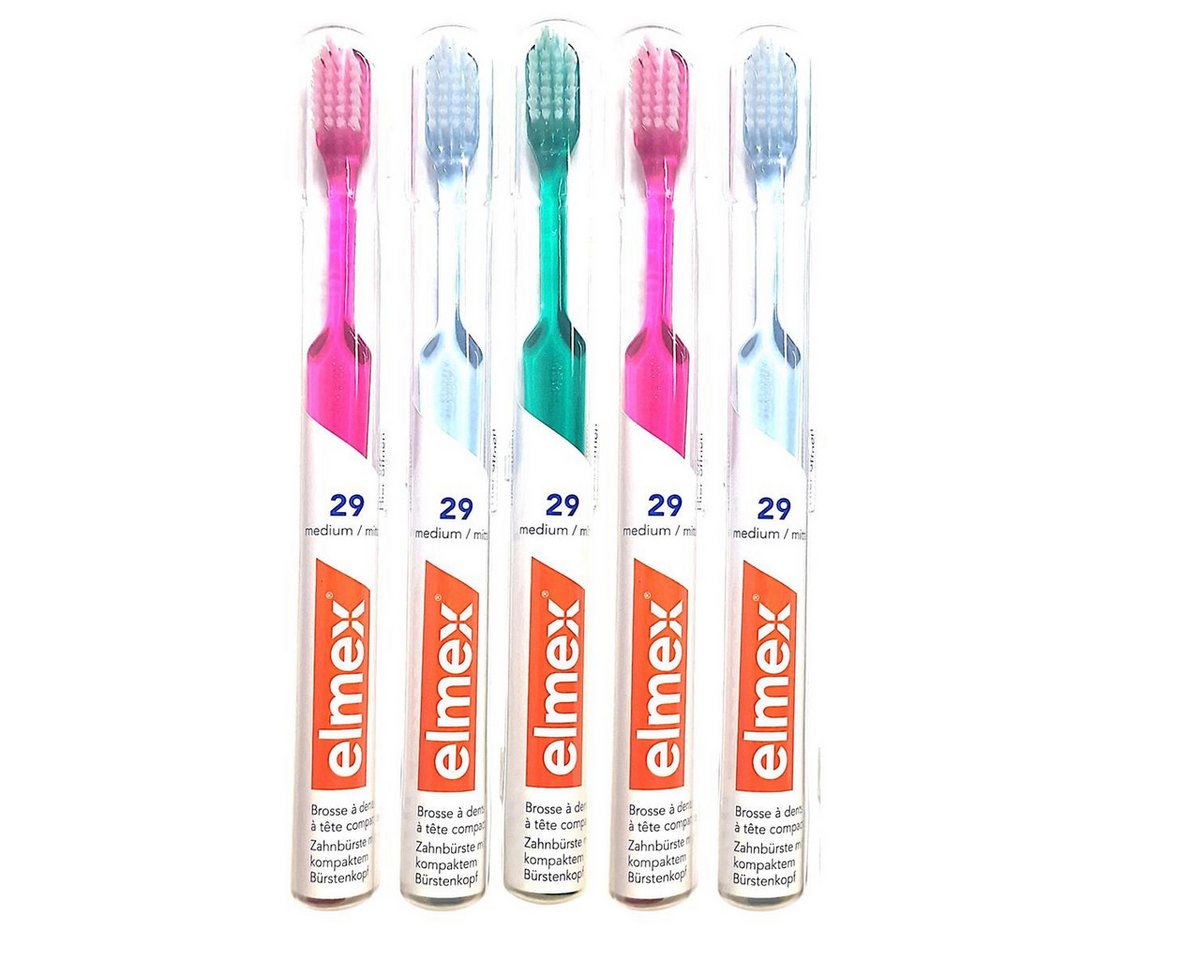 elmex Zahnbürste 5x Elmex Zahnbürste 29 mittel von elmex