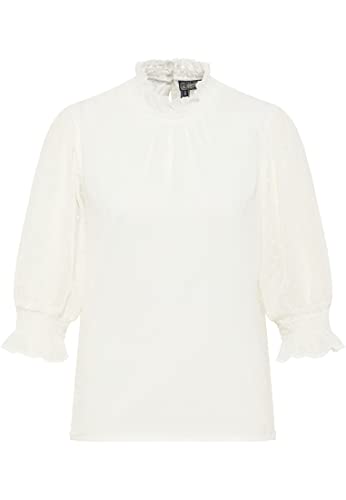 elmwood Damen Blusenshirt 37326660-EL01, WOLLWEISS, L von elmwood