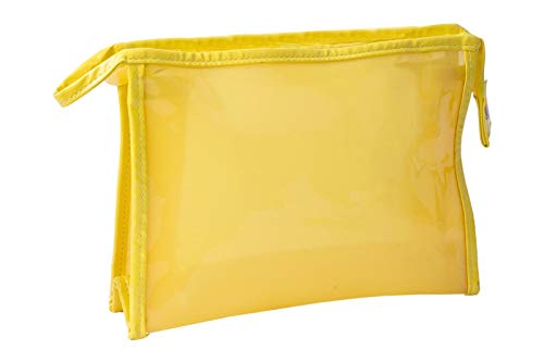 Emartbuy Kosmetische Reiseutensilien Wasserdicht Transparente Kosmetiktasche Kulturbeutel Organizer waschen Aufbewahrungsbeutel-Kit - Gelb Transparent mit Gelb Trimmen Emartbuy Kosmetische Reiseutensilien Wasserdicht Transparente Kosmetiktasche Kulturbeutel Organizer waschen Aufbewahrungsbeutel-Kit - Gelb Transparent mit Gelb Trimmen von emartbuy