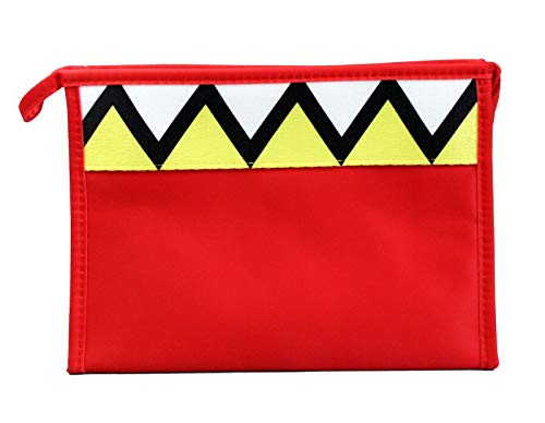 Emartbuy Kosmetische Reiseutensilien Wasserdichtes Makeup Tasche Kulturbeutel Organizer waschen Aufbewahrungsbeutel-Kit - Zick-Zack-Rot von emartbuy