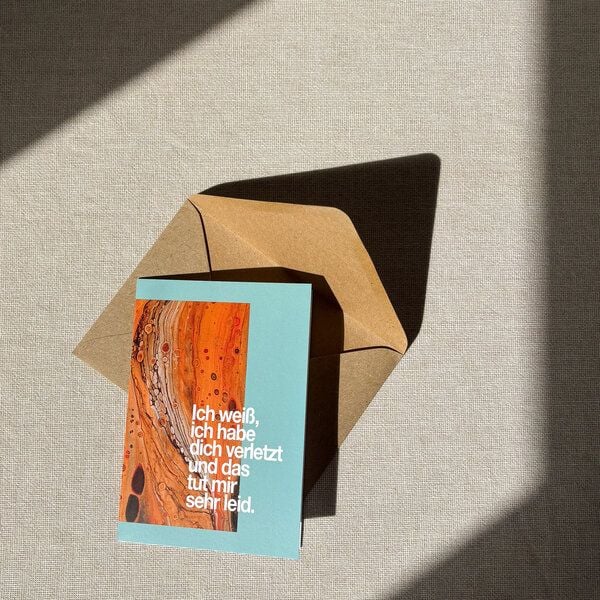 embrace cards Empathische Entschuldigungskarte embrace cards Empathische Entschuldigungskarte von embrace cards