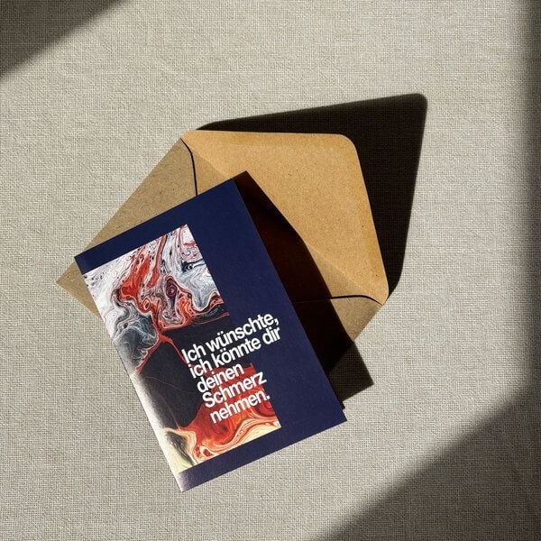 embrace cards Empathische Trauerkarte embrace cards Empathische Trauerkarte von embrace cards