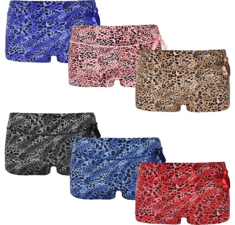 emeco Boxershorts 5 Set Damen Hotpants Boxershorts Unterhose Baumwolle 8040 von emeco