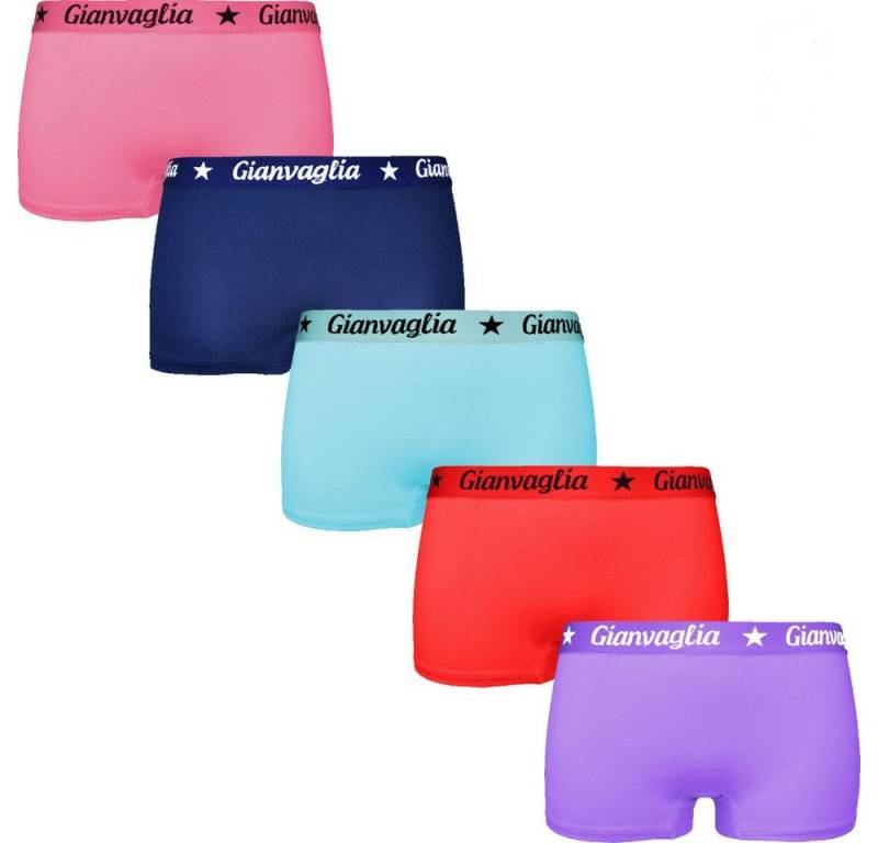 emeco Boxershorts 5er Mädchen Pantys Hipster Baumwolle Boxershorts Slips Unterhosen 801 von emeco