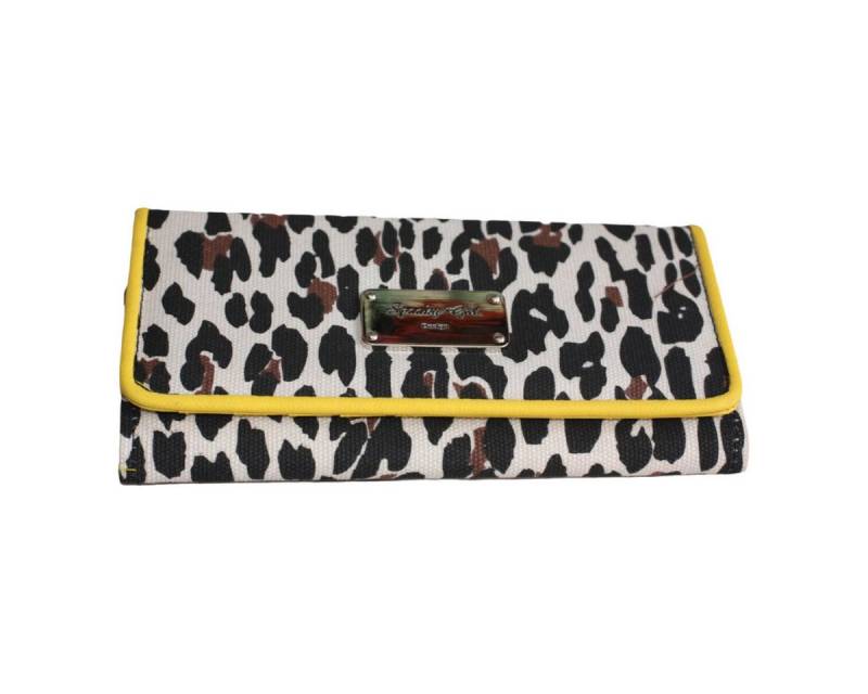 emeco Geldbörse Celebrity Designer Damen Geldbörse Geldbeutel Portmonee Leopard Look G von emeco