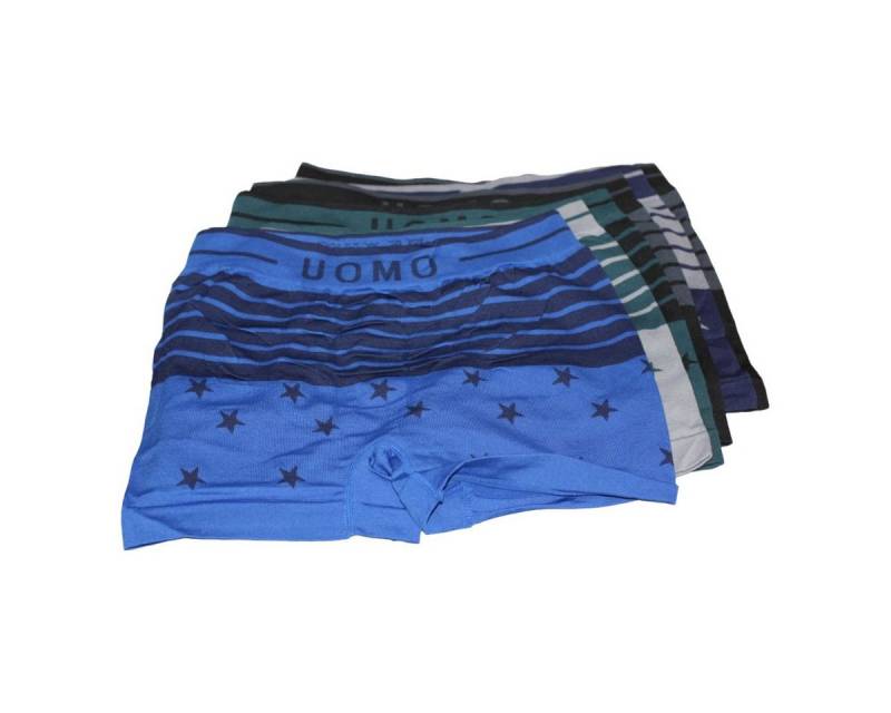 emeco Retro Boxer 6er Boxershorts Microfaser Herren Unterhose Unterwäsche Seamless von emeco