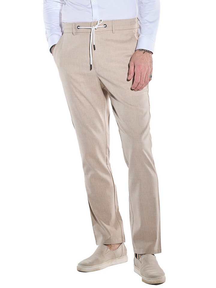 emilio adani Anzughose emilio adani Herren Anzug-Hose slim fit, Beige von emilio adani