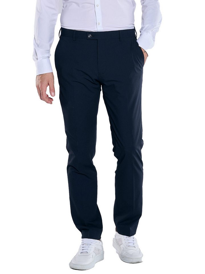 emilio adani Anzughose emilio adani Herren Anzug-Hose slim fit, Indigoblau von emilio adani