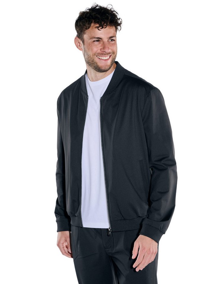 emilio adani Anzugsakko emilio adani Herren Blouson-Jacke, Schwarz von emilio adani