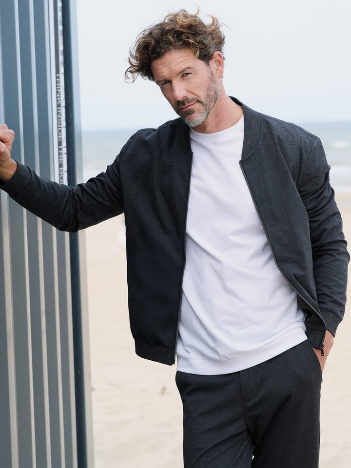 emilio adani Anzugsakko emilio adani Herren Blouson-Sakko, Anthrazit von emilio adani