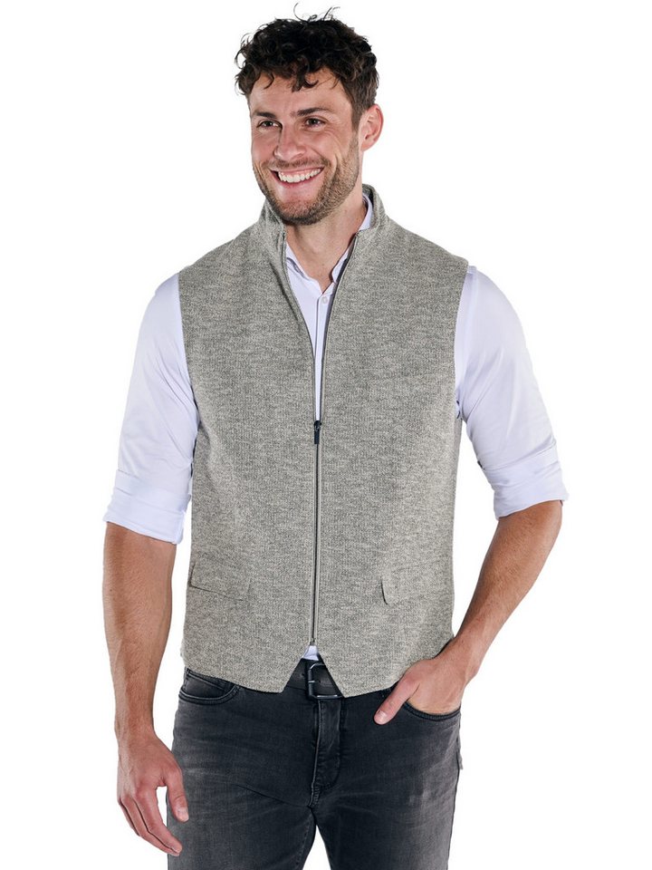 emilio adani Anzugweste emilio adani Herren Sakko-Weste slim fit, Beige von emilio adani