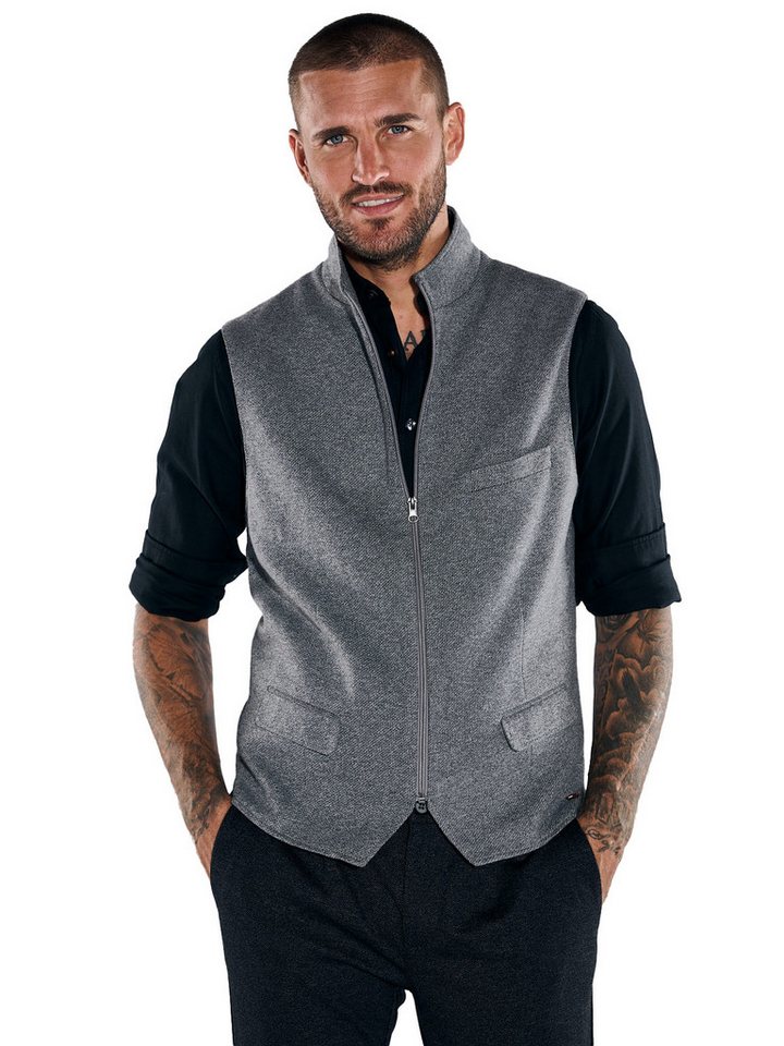 emilio adani Anzugweste emilio adani Herren Sakko-Weste slim fit, Grau von emilio adani