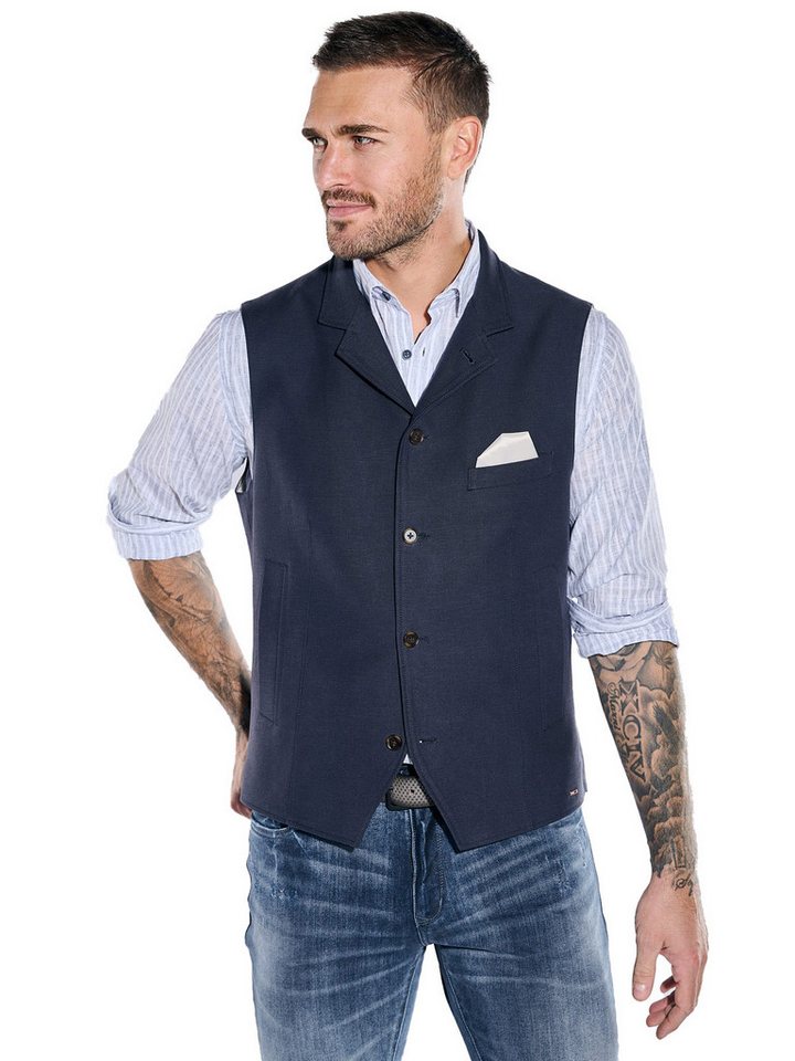 emilio adani Anzugweste Sakko-Weste slim fit von emilio adani