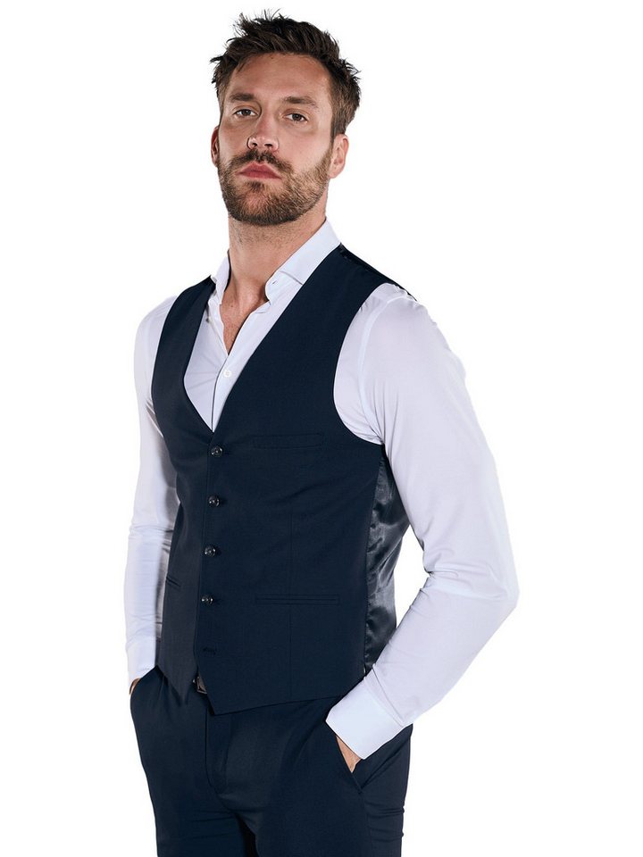 emilio adani Anzugweste emilio adani Herren Anzug-Weste slim fit, Indigoblau von emilio adani