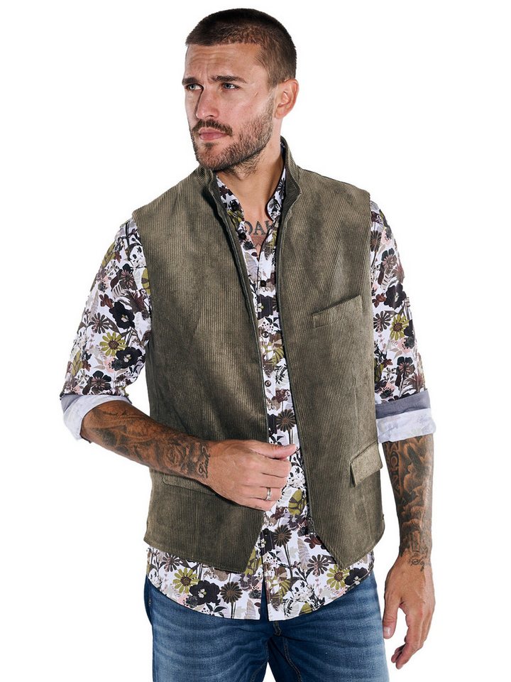 emilio adani Anzugweste emilio adani Herren Sakko-Weste slim fit, Hellbraun von emilio adani